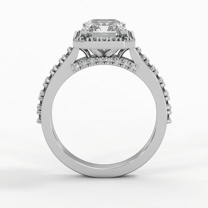 Radiant Diamond, Halo setting and Diamond Accents