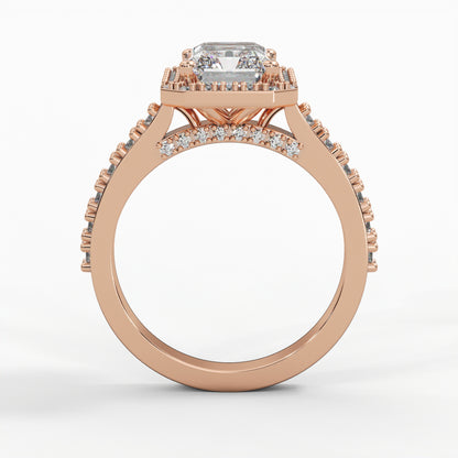 Radiant Diamond, Halo setting and Diamond Accents