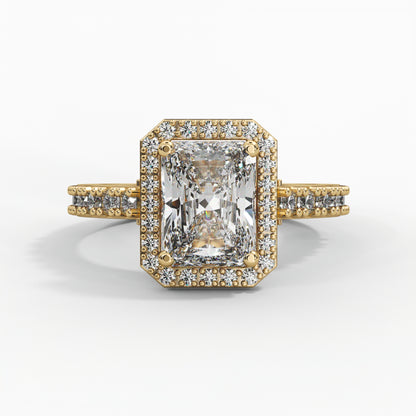 Radiant Diamond, Halo setting and Diamond Accents