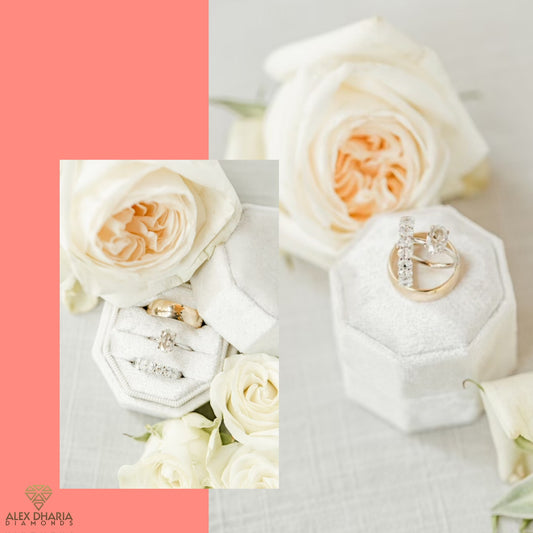 Trinity Glow Platinum Ring Set