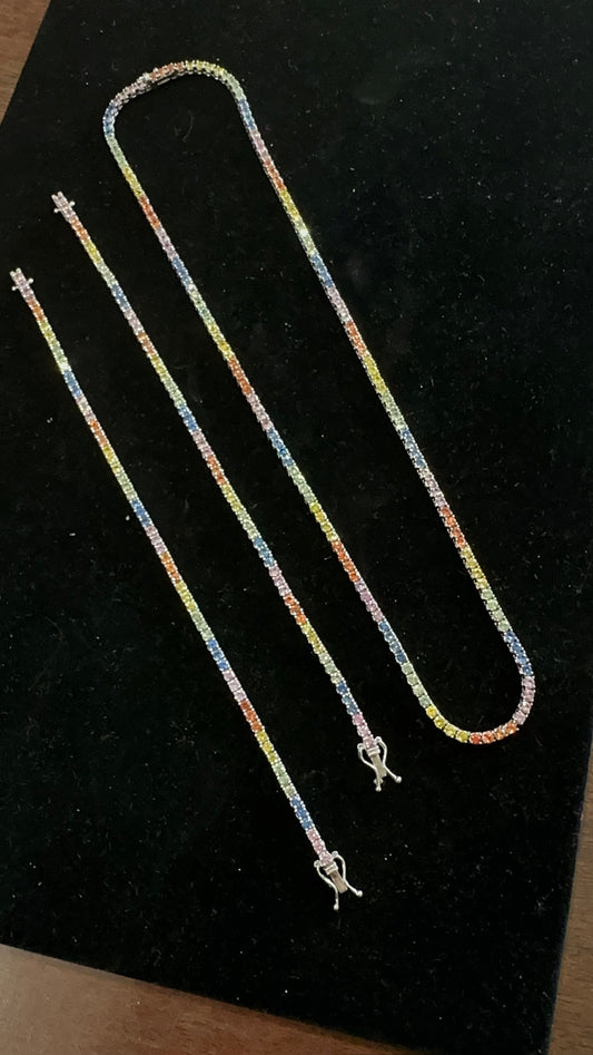Spectrum Glow Multicolor Necklace
