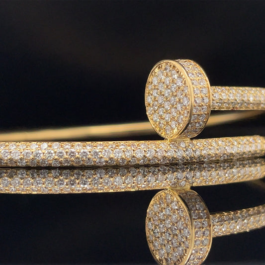 Dynasty Gold & Diamond Cuban Bracelet